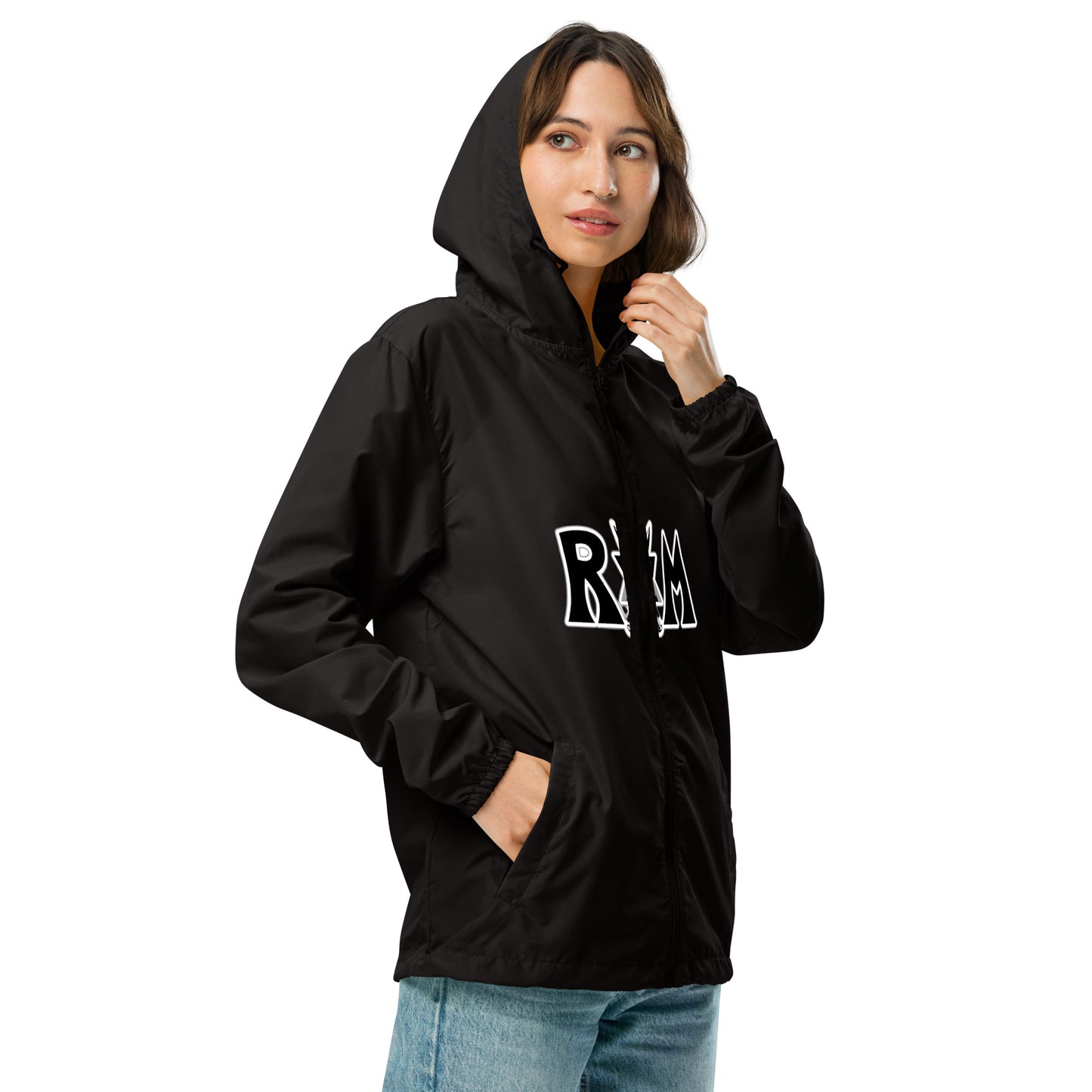 Unisex lightweight zip up windbreaker