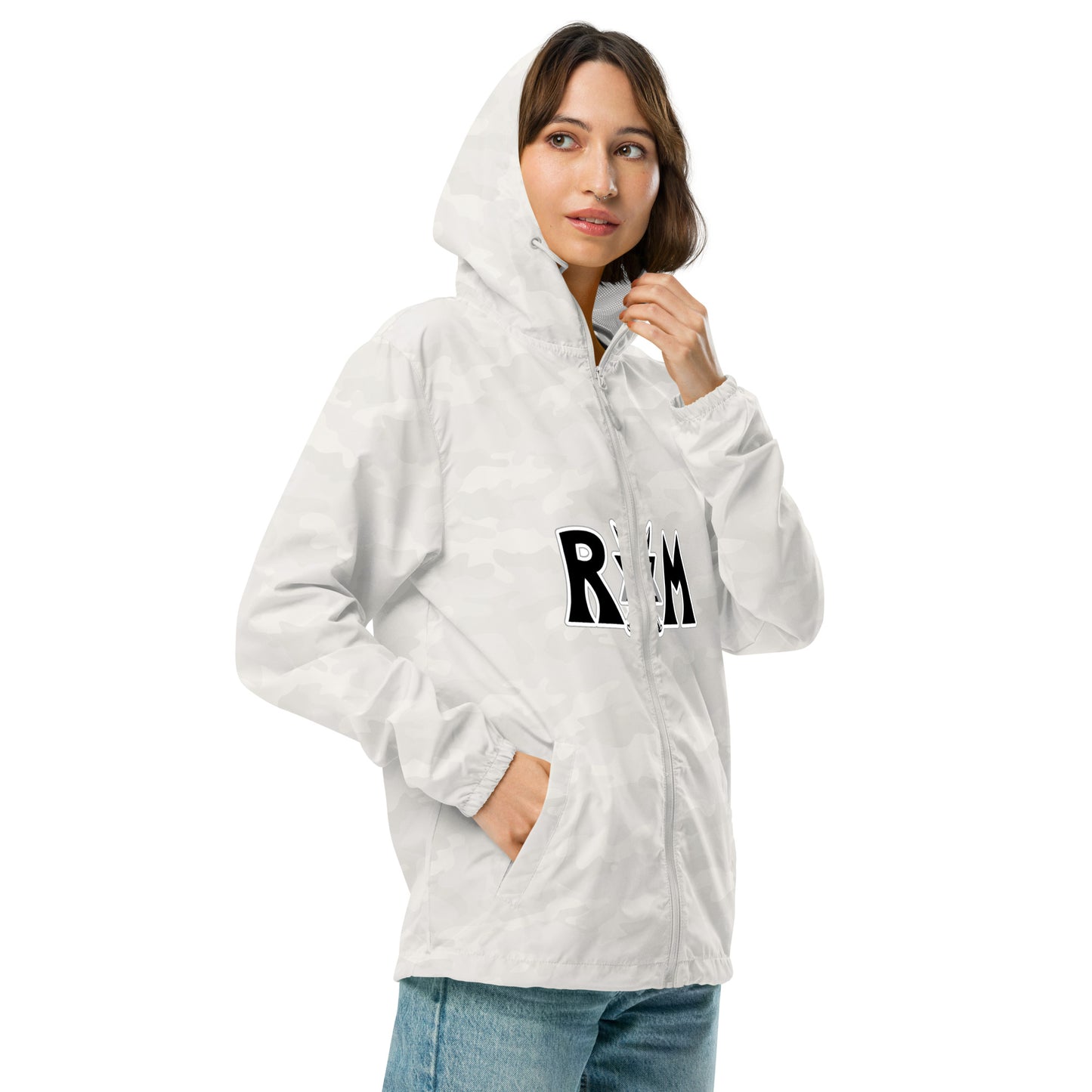 Unisex lightweight zip up windbreaker